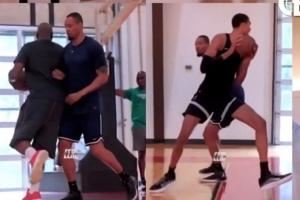 名记：文班这种表现 奥拉朱旺正在某处满脸自豪地微笑